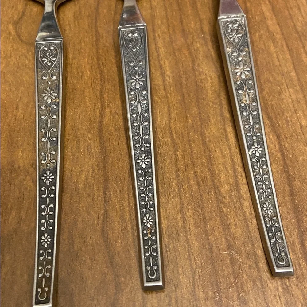 Vintage Riviera Cordova Stainless Serving Set Japan.
